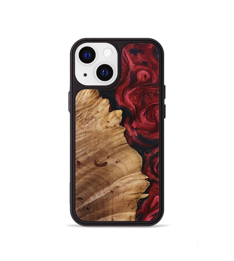 iPhone 13 mini Wood Phone Case - Franco (Red, 827200)