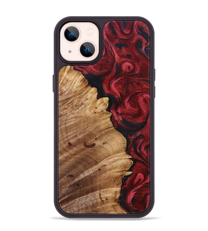 iPhone 14 Plus Wood Phone Case - Franco (Red, 827200)