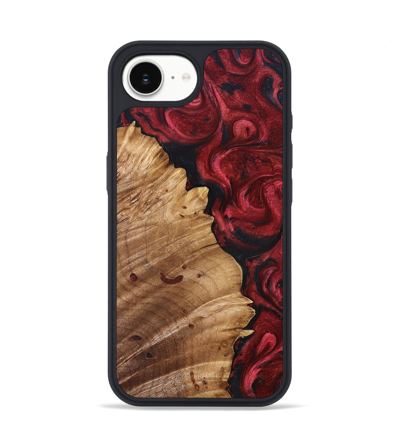 iPhone 16e Wood Phone Case - Franco (Red, 827200)