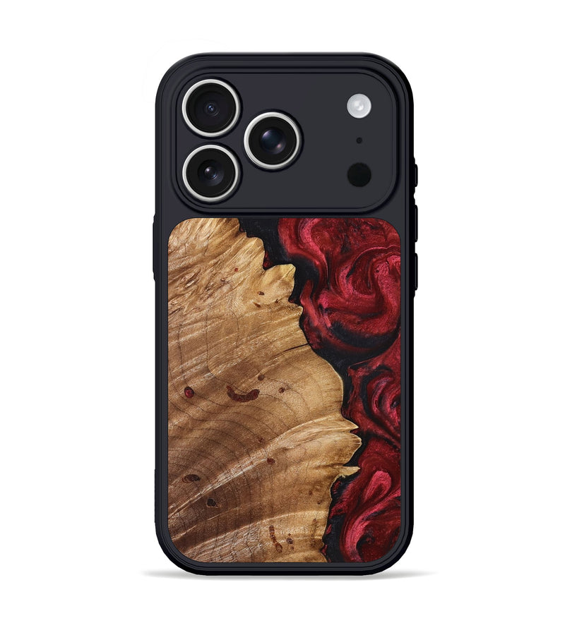 iPhone 17 Pro Wood Phone Case - Franco (Red, 827200)
