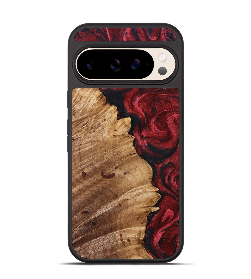Pixel 10 Wood Phone Case - Franco (Red, 827200)