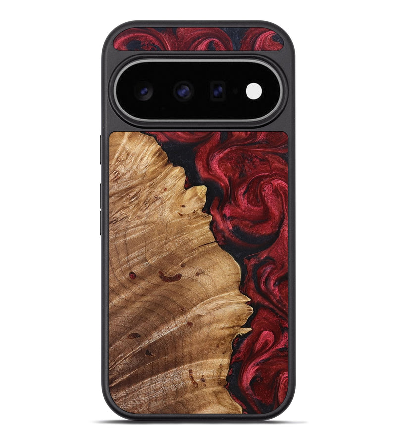 Pixel 11 Pro XL Wood Phone Case - Franco (Red, 827200)