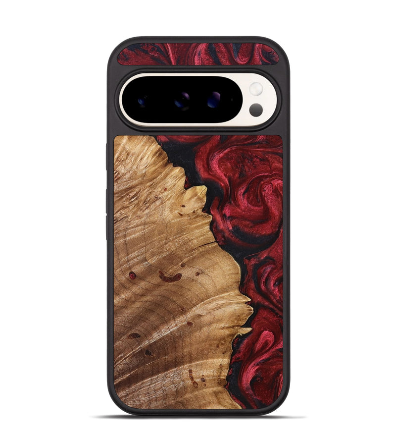 Pixel 9 Pro Wood Phone Case - Franco (Red, 827200)