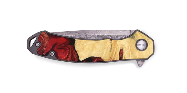 EDC Wood Pocket Knife - Josiah (Red, 827202)