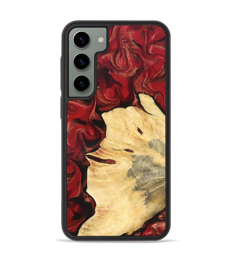 Galaxy S23 Plus Wood Phone Case - Josiah (Red, 827202)