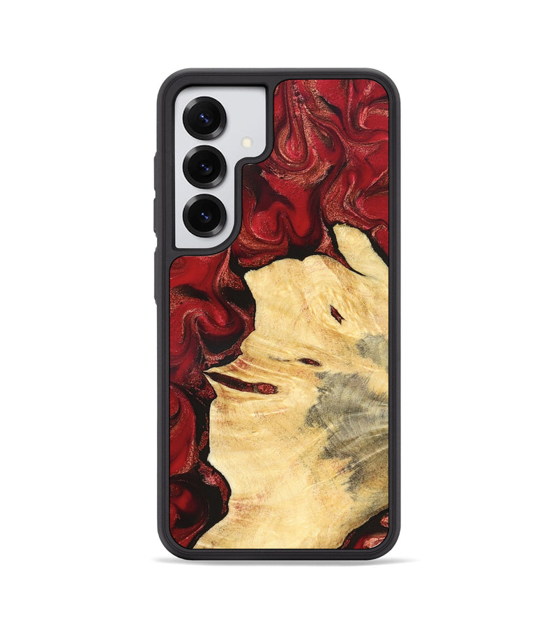 Galaxy S25 Wood Phone Case - Josiah (Red, 827202)