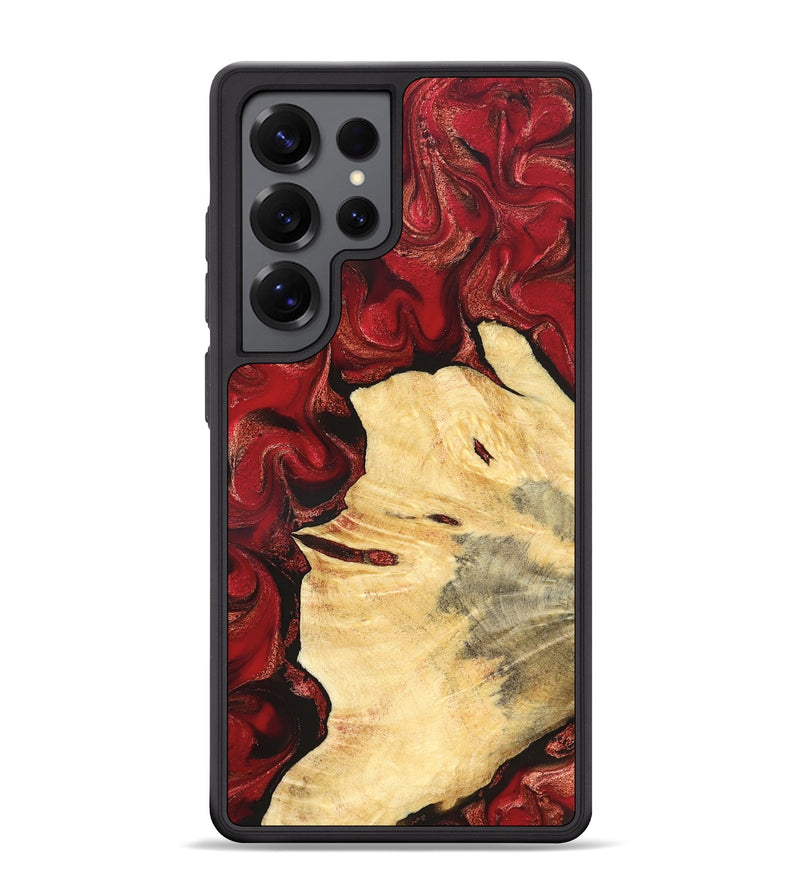 Galaxy S25 Ultra Wood Phone Case - Josiah (Red, 827202)