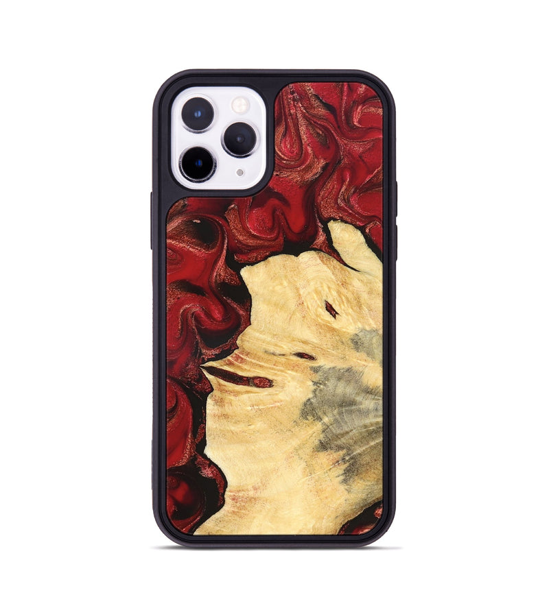 iPhone 11 Pro Wood Phone Case - Josiah (Red, 827202)
