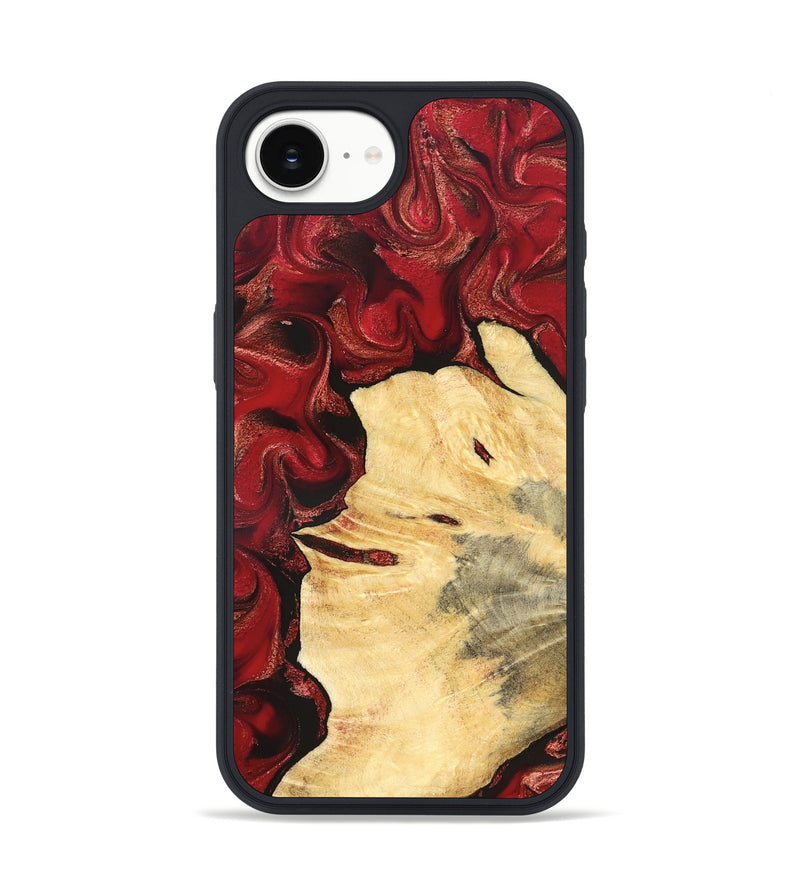 iPhone 16e Wood Phone Case - Josiah (Red, 827202)