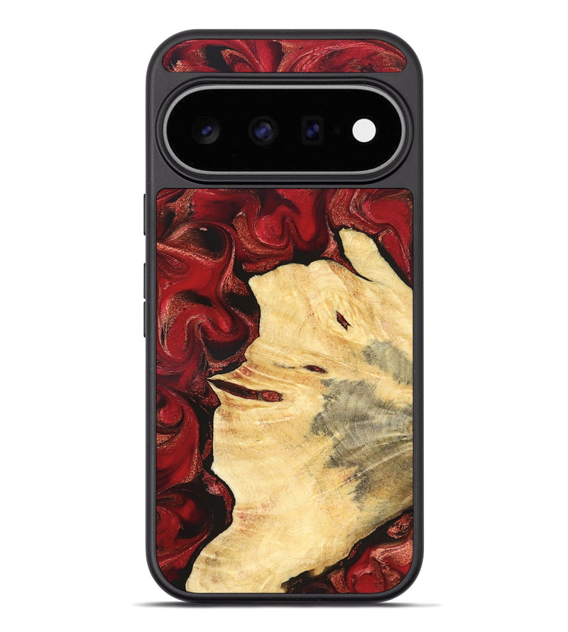 Pixel 11 Pro XL Wood Phone Case - Josiah (Red, 827202)