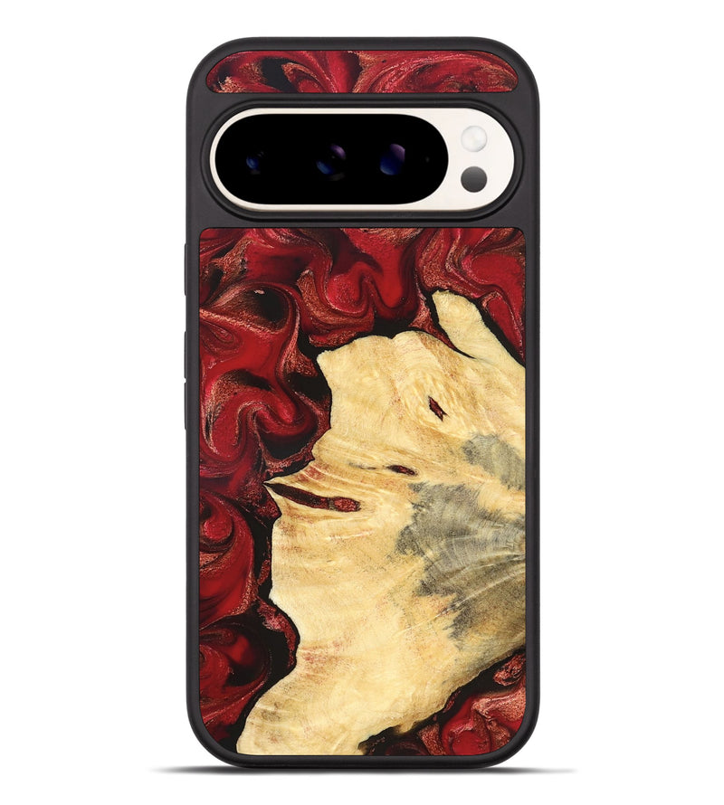 Pixel 9 Pro XL Wood Phone Case - Josiah (Red, 827202)