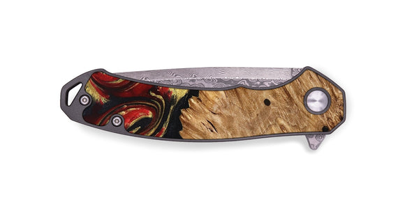 EDC Wood Pocket Knife - Betty (Red, 827203)