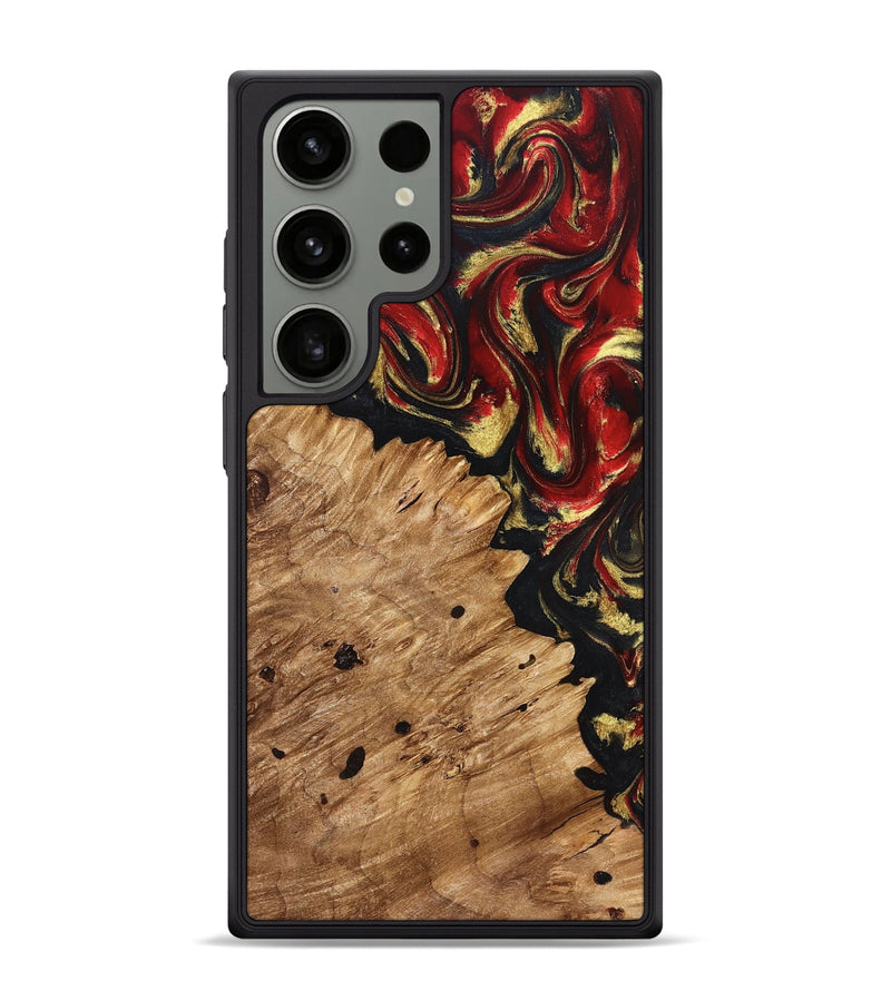Galaxy S24 Ultra Wood Phone Case - Betty (Red, 827203)