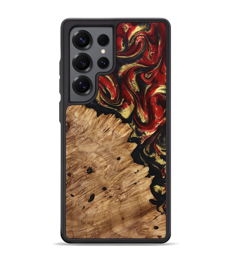 Galaxy S25 Ultra Wood Phone Case - Betty (Red, 827203)