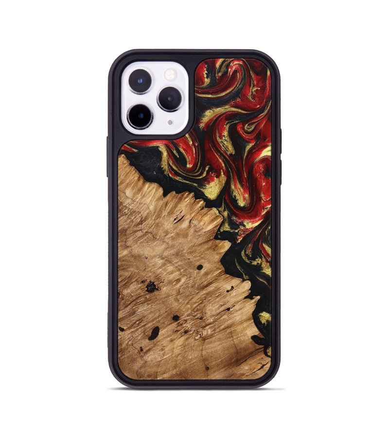 iPhone 11 Pro Wood Phone Case - Betty (Red, 827203)
