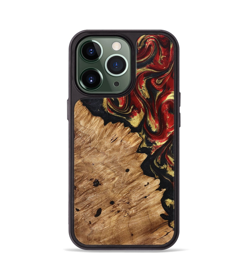 iPhone 13 Pro Wood Phone Case - Betty (Red, 827203)