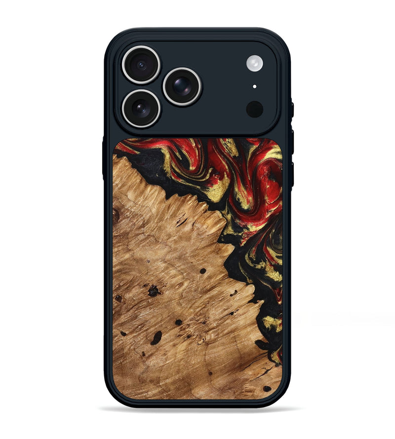 iPhone 17 Pro Max Wood Phone Case - Betty (Red, 827203)