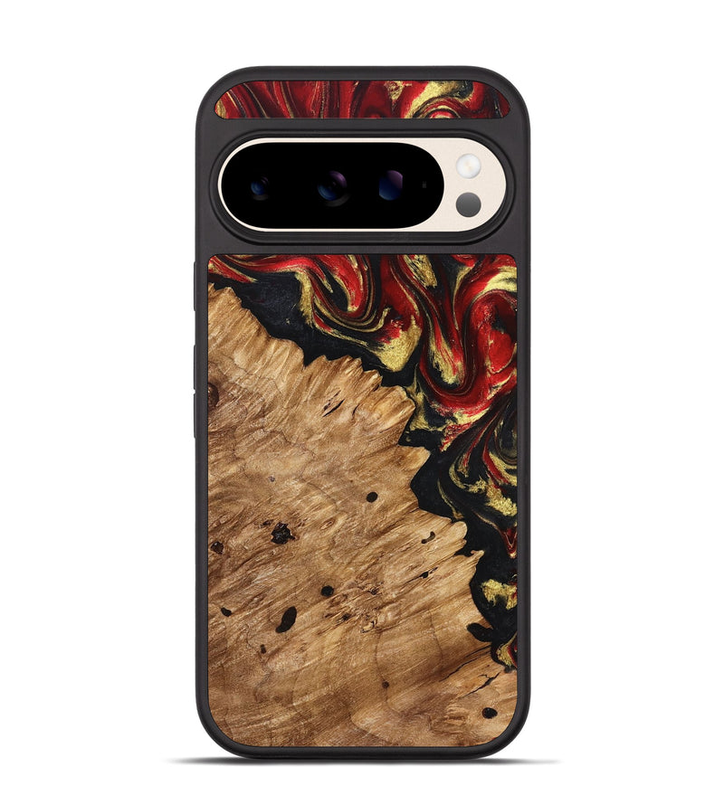Pixel 10 Wood Phone Case - Betty (Red, 827203)