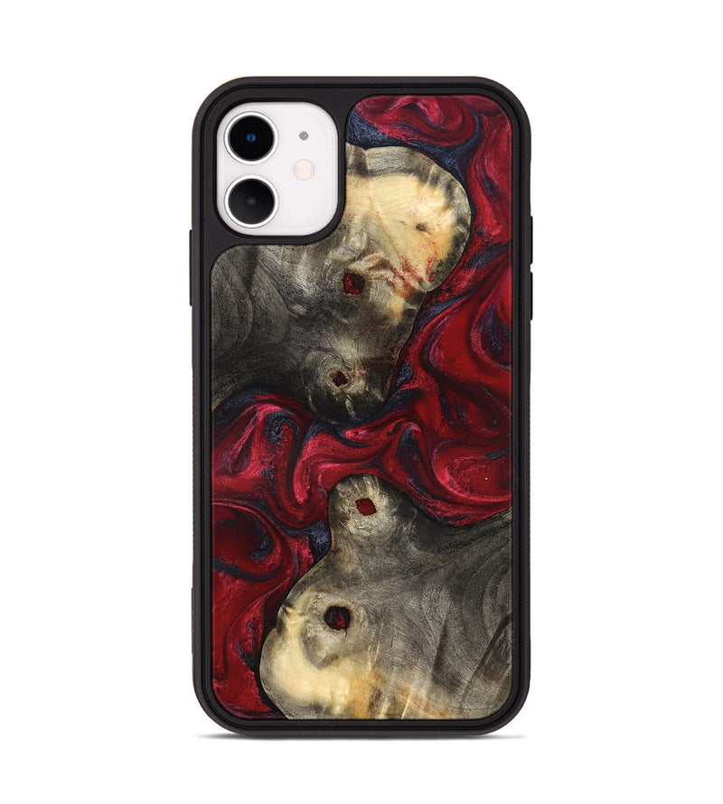 iPhone 11 Wood Phone Case - Annie (Red, 827204)
