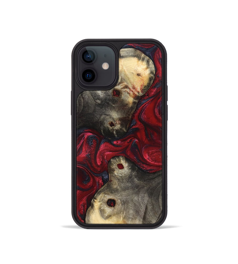iPhone 12 mini Wood Phone Case - Annie (Red, 827204)