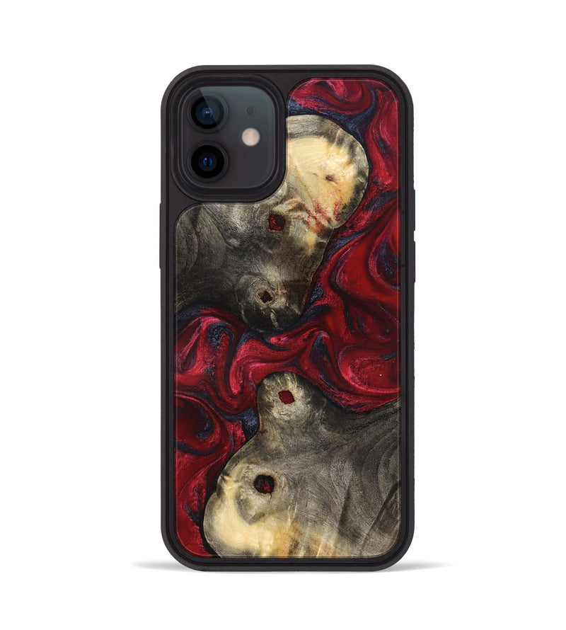 iPhone 12 Wood Phone Case - Annie (Red, 827204)