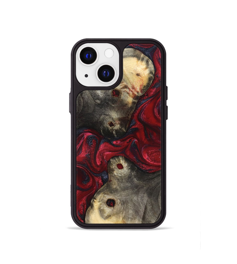 iPhone 13 mini Wood Phone Case - Annie (Red, 827204)