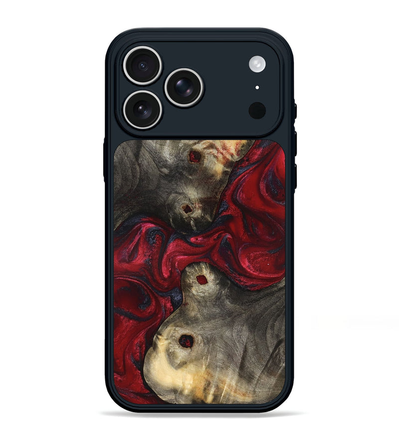 iPhone 17 Pro Max Wood Phone Case - Annie (Red, 827204)