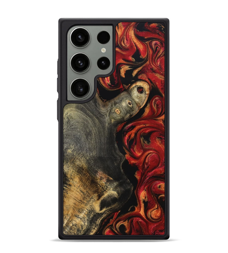 Galaxy S24 Ultra Wood Phone Case - Gia (Red, 827206)