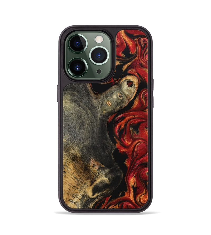 iPhone 13 Pro Wood Phone Case - Gia (Red, 827206)