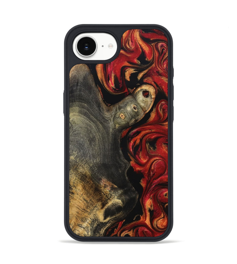 iPhone 16e Wood Phone Case - Gia (Red, 827206)