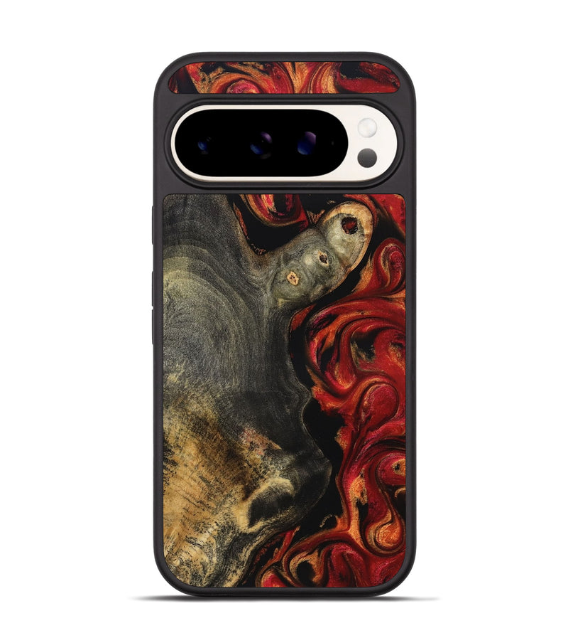 Pixel 9 Pro Wood Phone Case - Gia (Red, 827206)