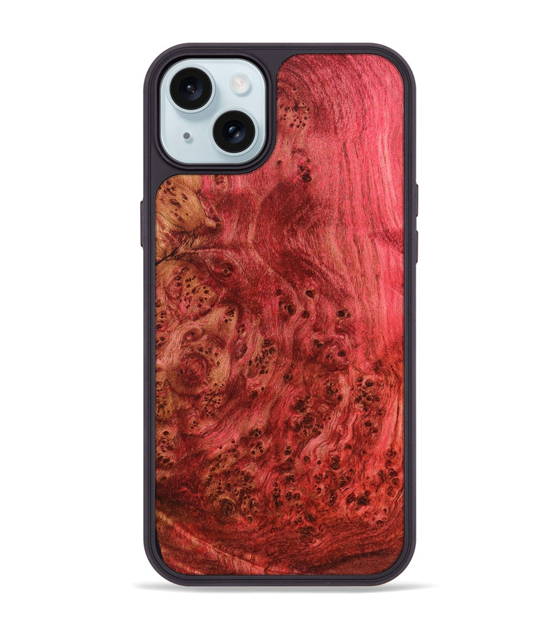 iPhone 15 Plus Wood Phone Case - Elbert (Wood Burl, 827208)