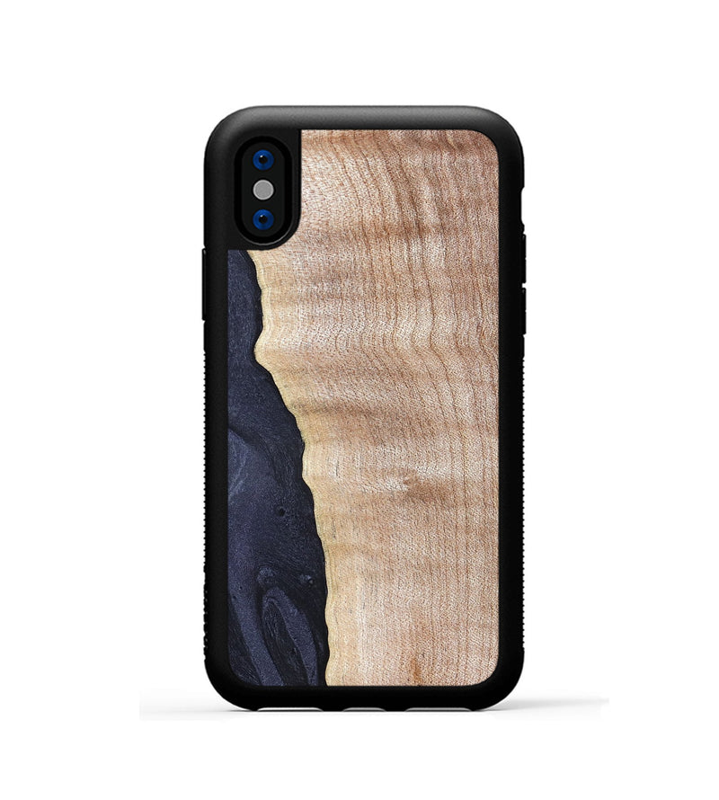 iPhone Xs Wood Phone Case - Lara (Wood Burl, 827209)