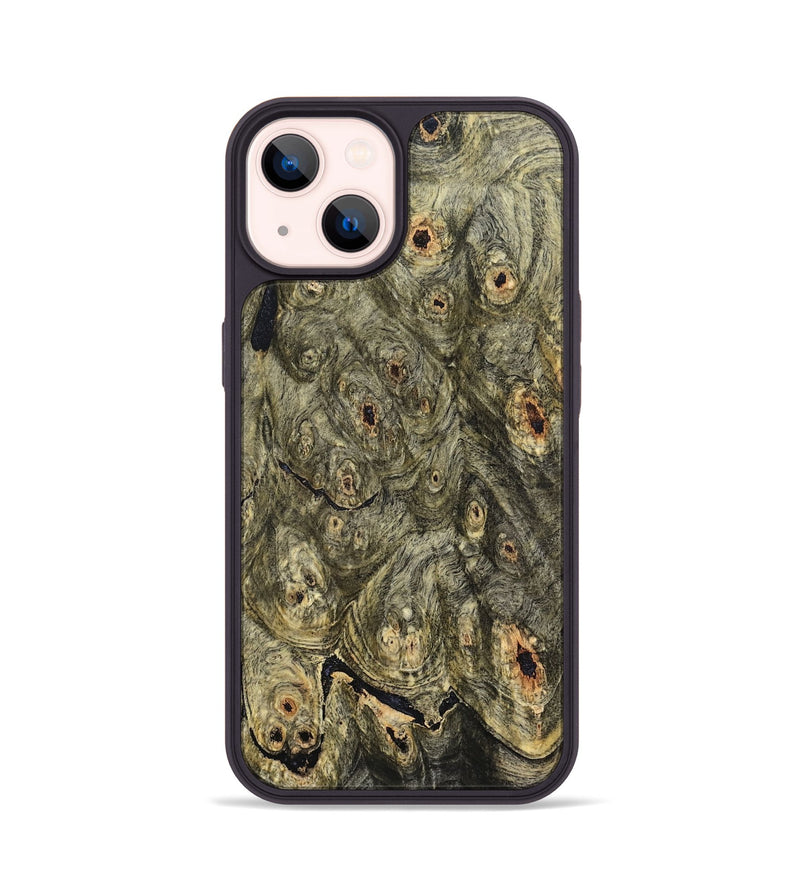 iPhone 14 Wood Phone Case - Tony (Wood Burl, 827210)
