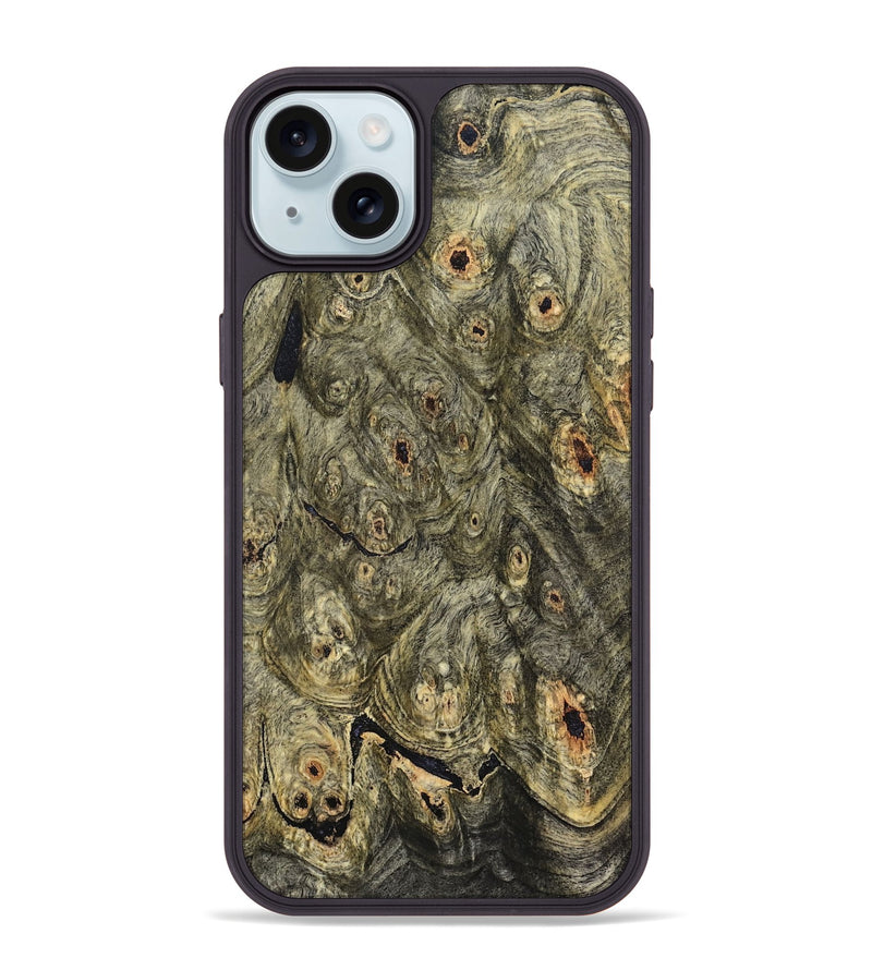 iPhone 15 Plus Wood Phone Case - Tony (Wood Burl, 827210)