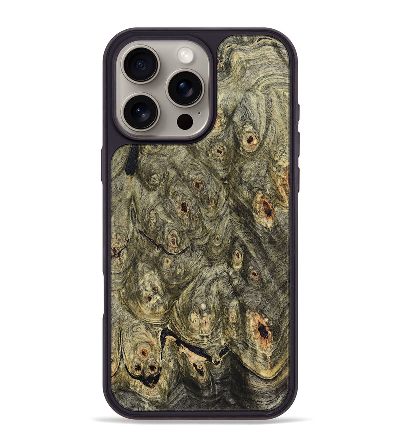 iPhone 16 Pro Max Wood Phone Case - Tony (Wood Burl, 827210)