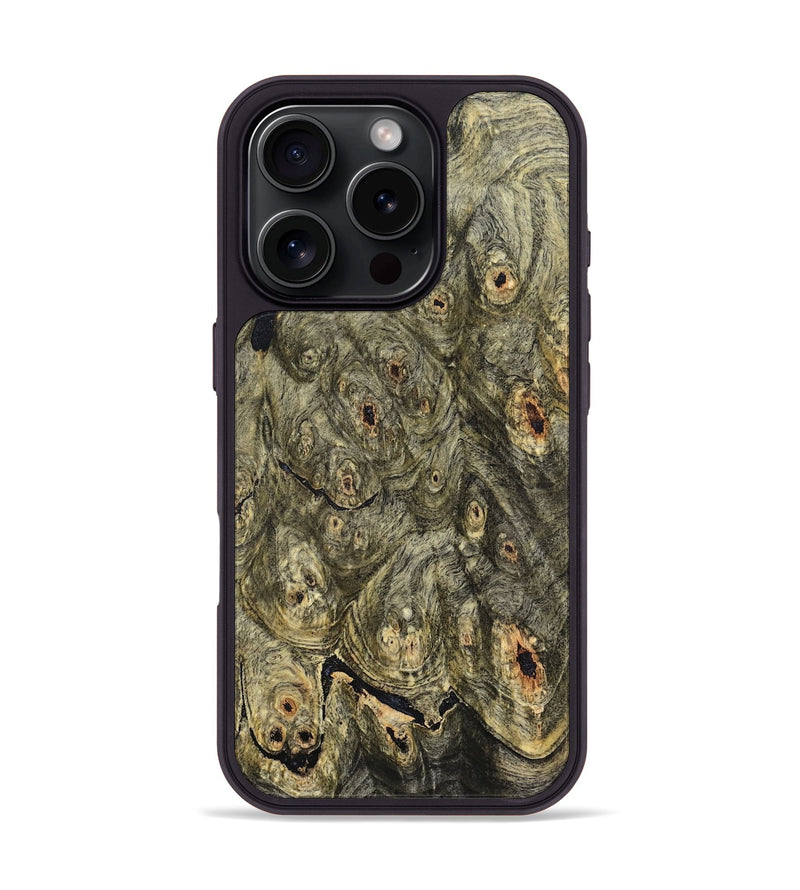 iPhone 16 Pro Wood Phone Case - Tony (Wood Burl, 827210)