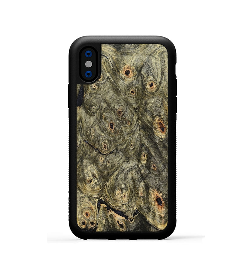 iPhone Xs Wood Phone Case - Tony (Wood Burl, 827210)