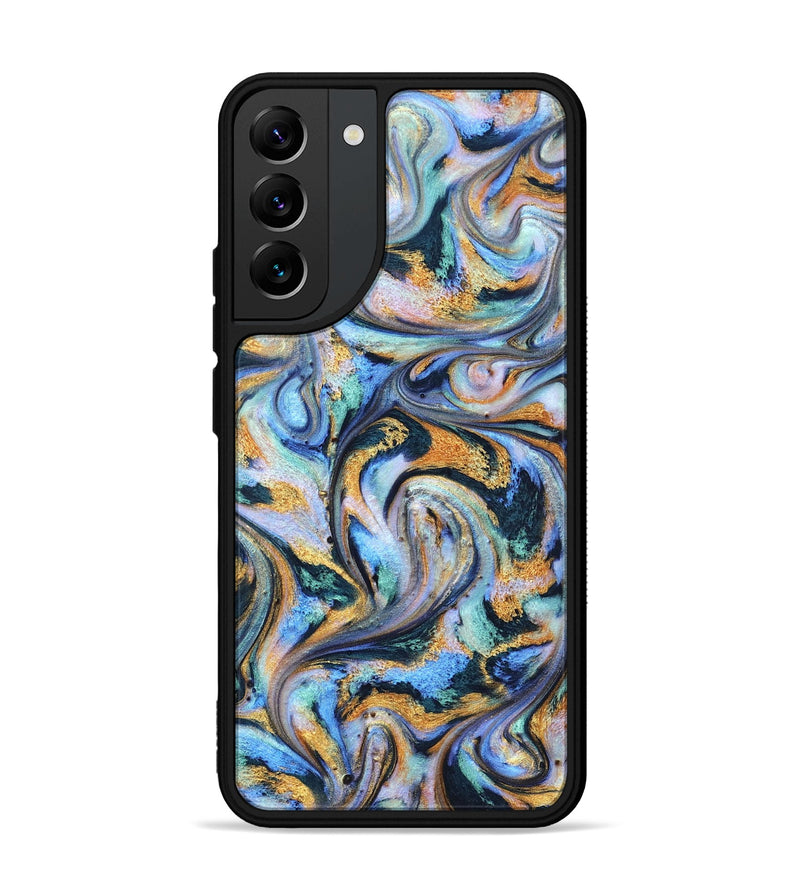 Galaxy S22 Plus ResinArt Phone Case - Triston (Teal & Gold, 827214)