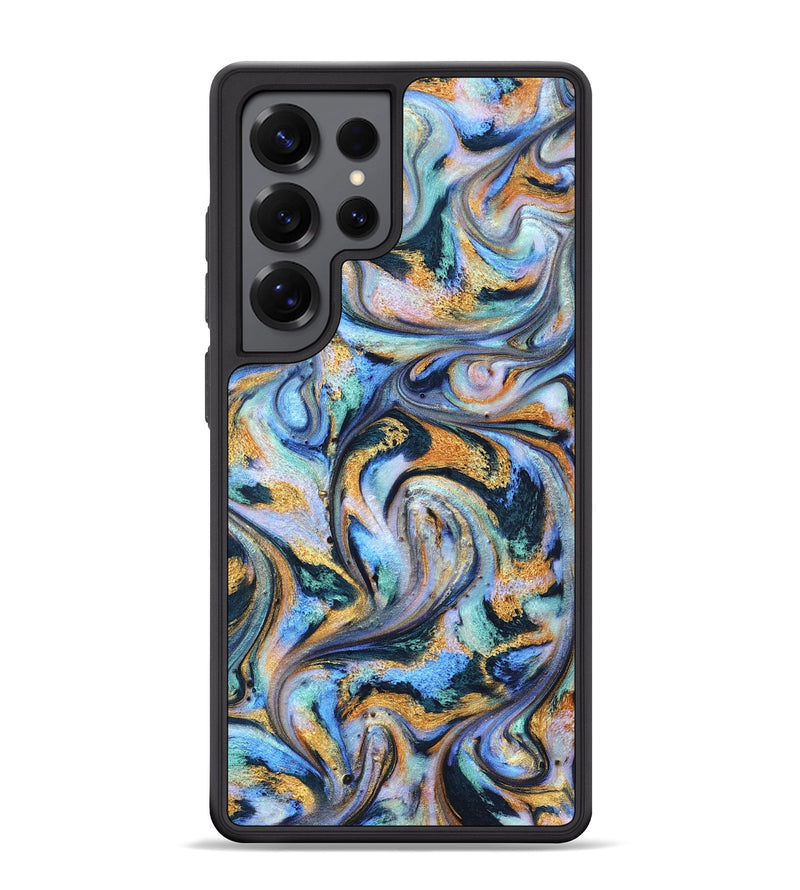 Galaxy S25 Ultra ResinArt Phone Case - Triston (Teal & Gold, 827214)
