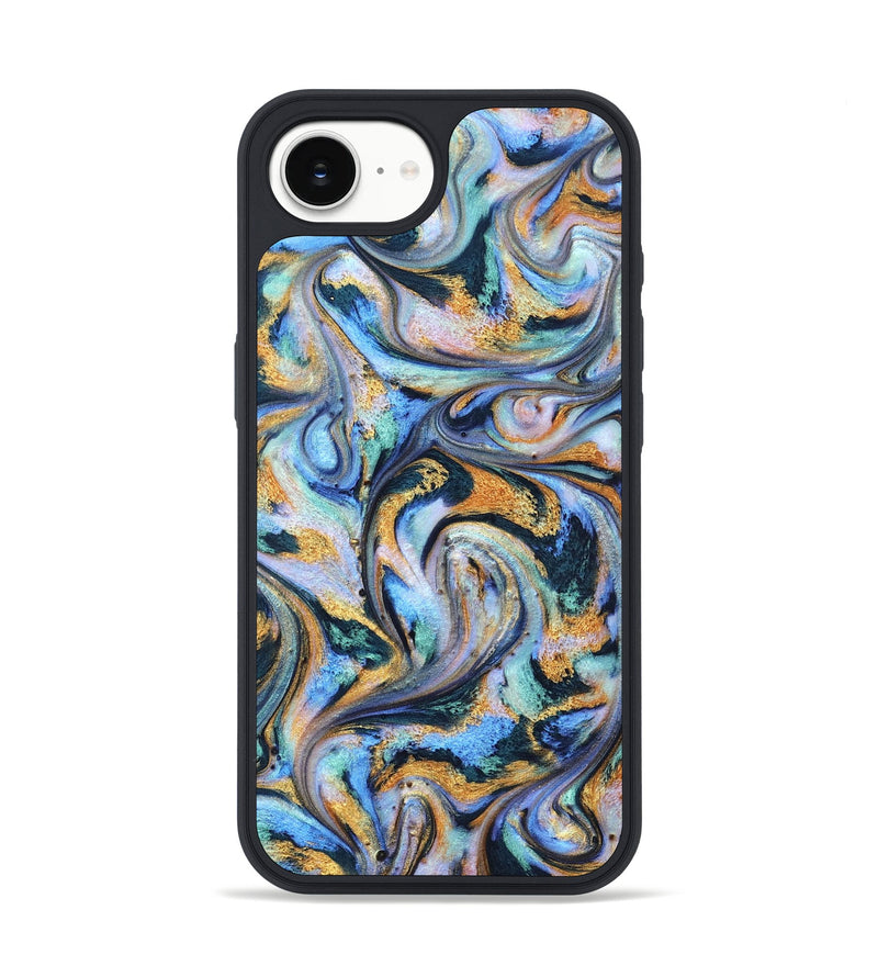 iPhone 17e ResinArt Phone Case - Triston (Teal & Gold, 827214)