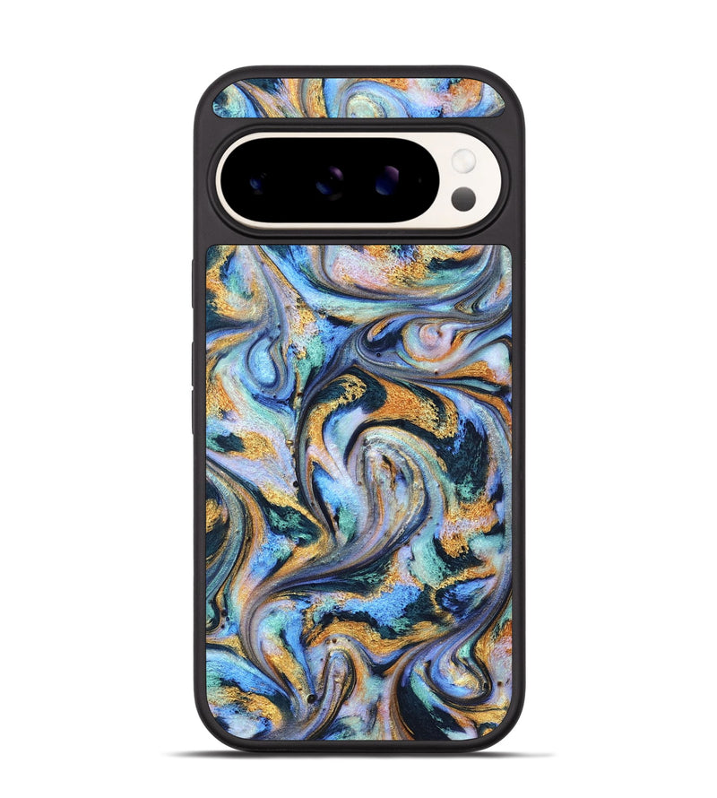 Pixel 9 Pro ResinArt Phone Case - Triston (Teal & Gold, 827214)