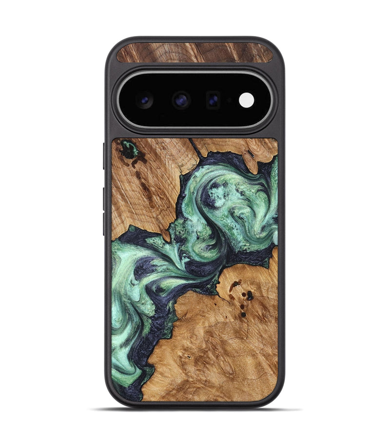 Pixel 11 Wood Phone Case - Marcus (Green, 827216)
