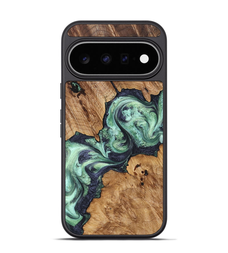 Pixel 11 Pro Wood Phone Case - Marcus (Green, 827216)