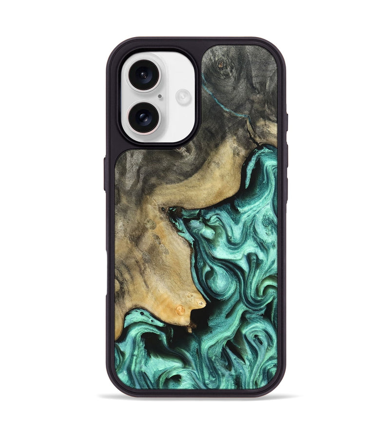 iPhone 17 Wood Phone Case - Chrissy (Green, 827217)