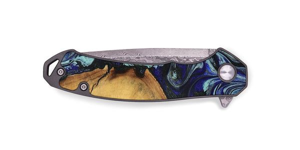 EDC Wood Pocket Knife - Myranda (Green, 827218)