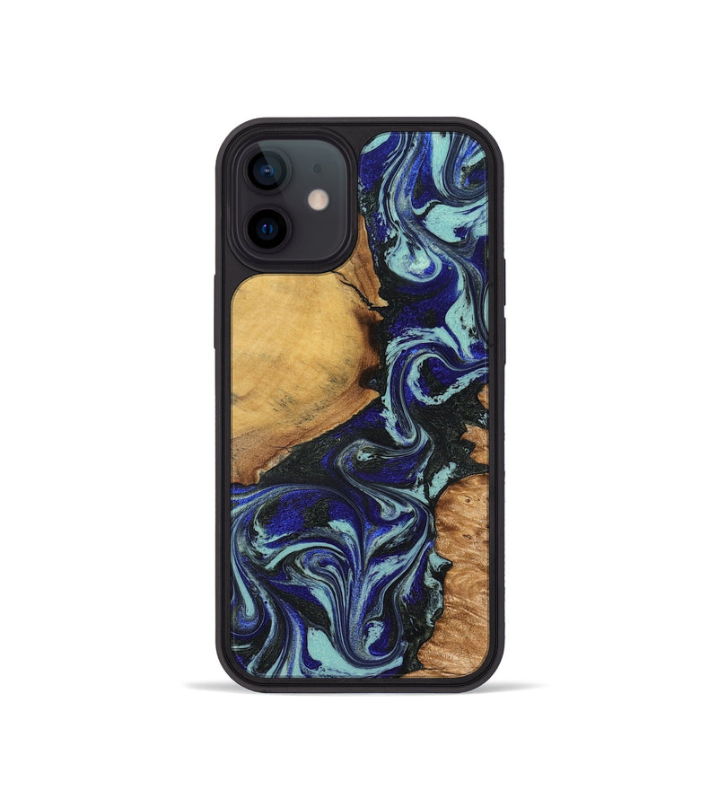 iPhone 12 mini Wood Phone Case - Myranda (Green, 827218)