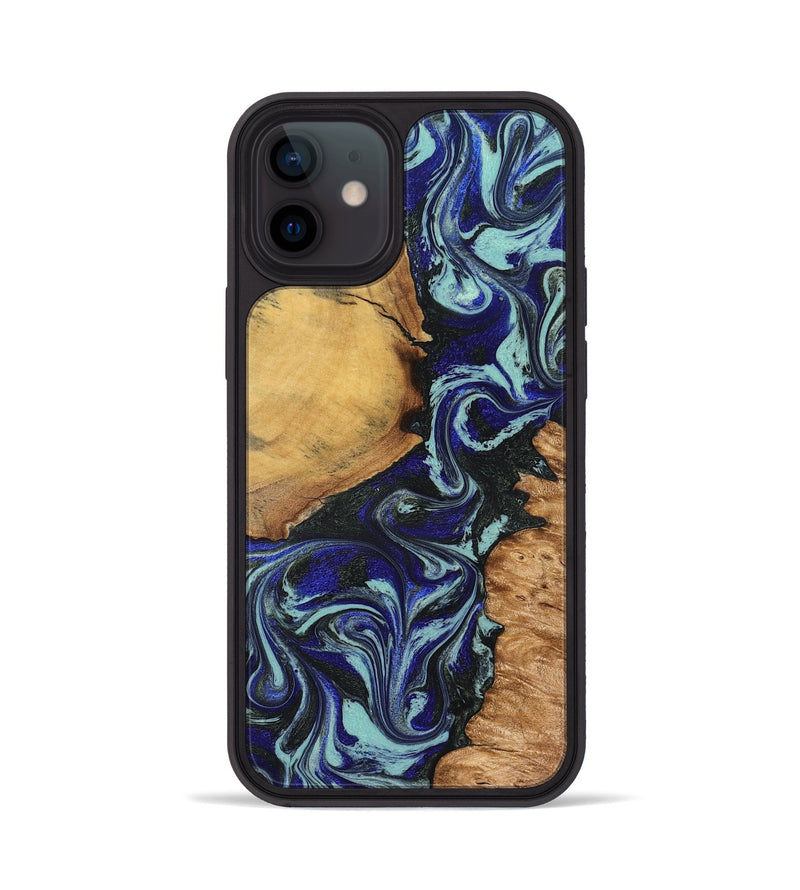 iPhone 12 Wood Phone Case - Myranda (Green, 827218)