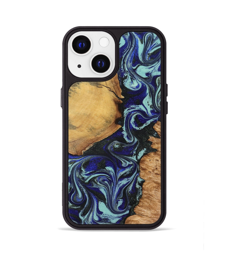 iPhone 13 Wood Phone Case - Myranda (Green, 827218)