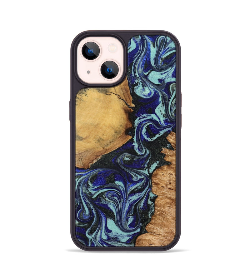 iPhone 14 Wood Phone Case - Myranda (Green, 827218)